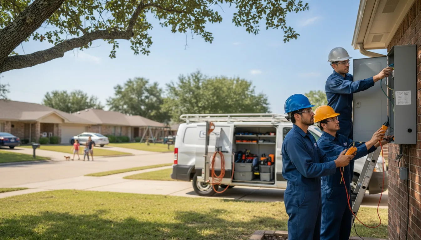 Certified electrician providing emergency electrical services in Red River, NM